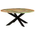 Rustika Rowe -  Dining Table Round 175x75 cm Solid Reclaimed Wood